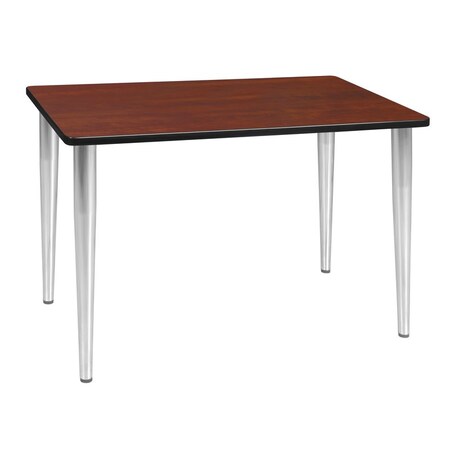 Regency Kahlo Training Tables, 48 W, 24 L, 29 H, Wood, Metal Top, Cherry MTPL4824CHCM